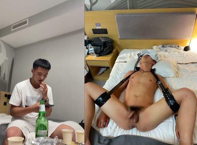 米酒店顏值長腿男神